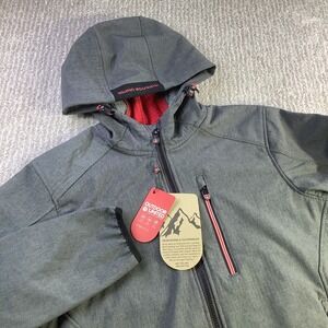 Outdoor United Hooded Softshell Jacket Wind Water Resistant Insulated Size S NWT